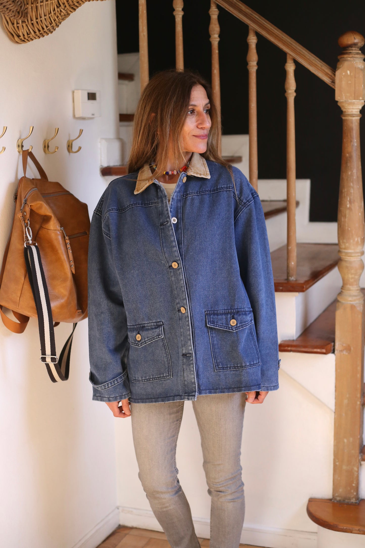 Chaqueta Angeles Jeans Azul