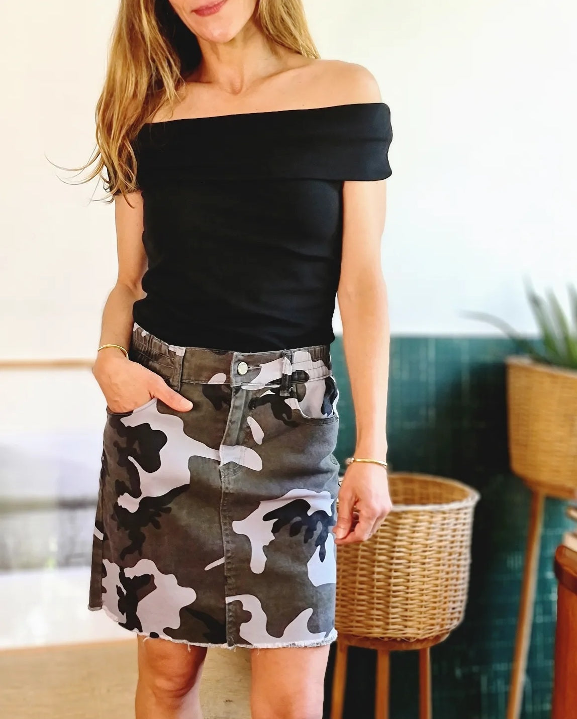 MINI JEANS MILITAR GRIS -70% DE DCTO.