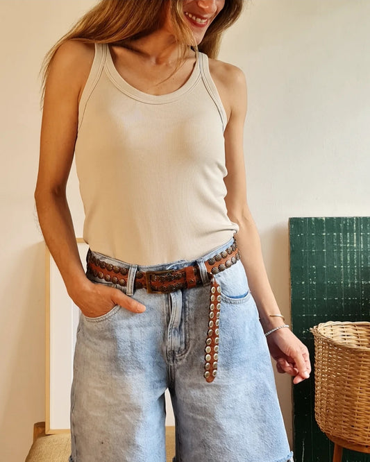 POLERA ELVIRA PUSH-UP BEIGE 15% DE DCTO.