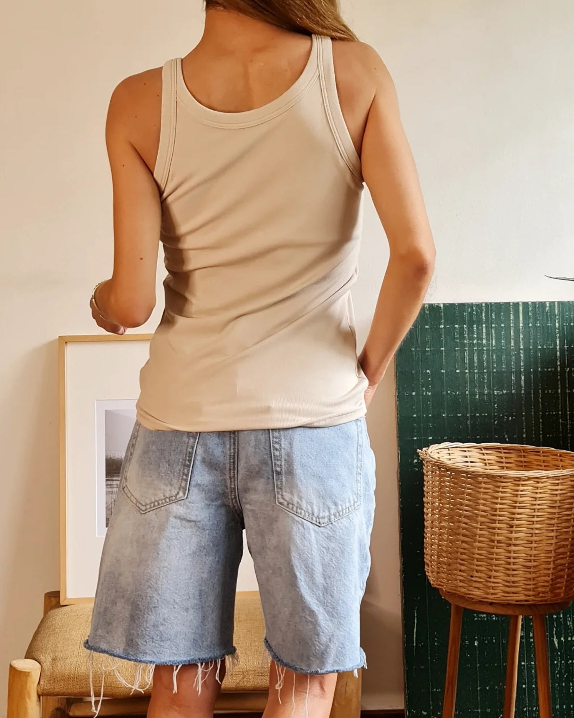 POLERA ELVIRA PUSH-UP BEIGE 15% DE DCTO.