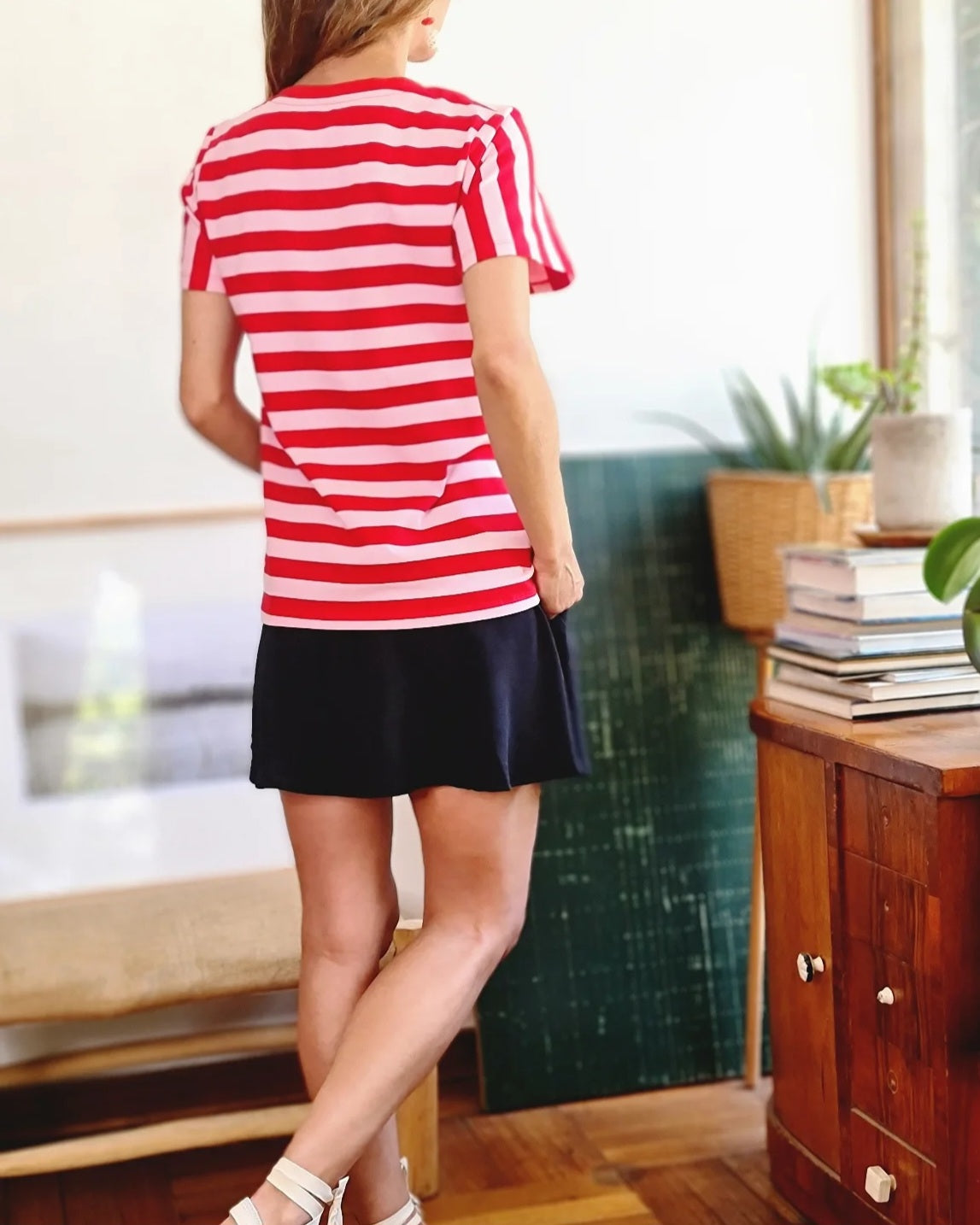 POLERA JOSE FUCSIA/ROJA -20% DE DCTO.