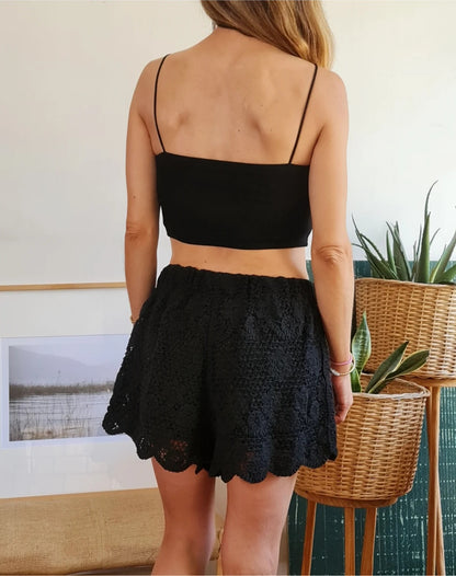 SHORT CROCHET NEGRO -15% Dcto.