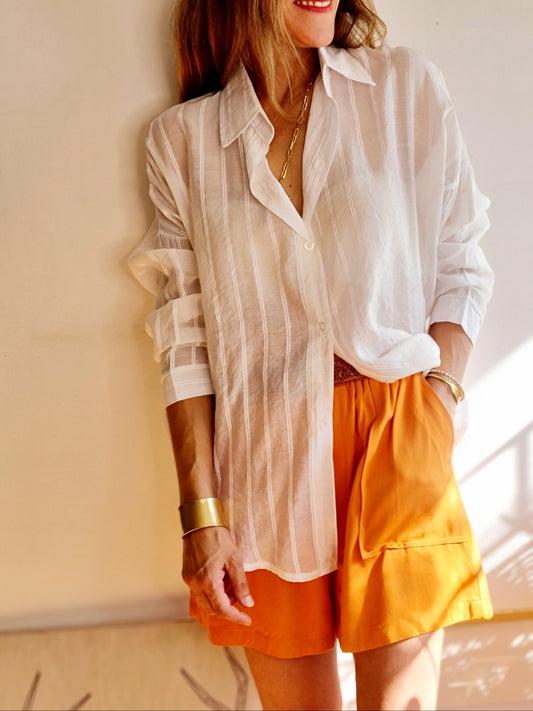 BLUSA MAGDALENA BLANCA -25% DE DCTO.