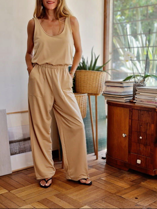 ENTERITO MOIRA BEIGE -50% DE DCTO.