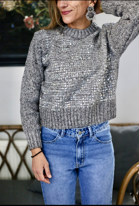 SWEATER AMANDA GRIS -20%Dcto.