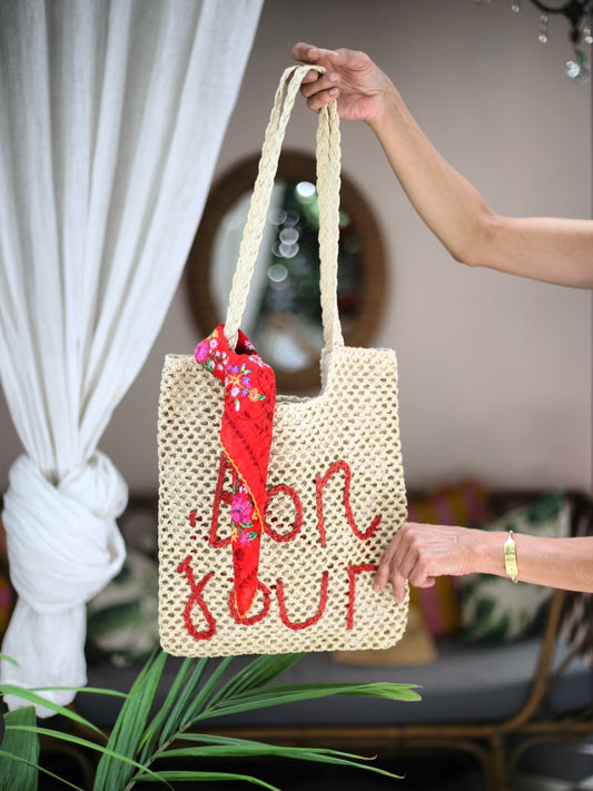 CARTERA BON JOUR ROJA-15%DCTO.