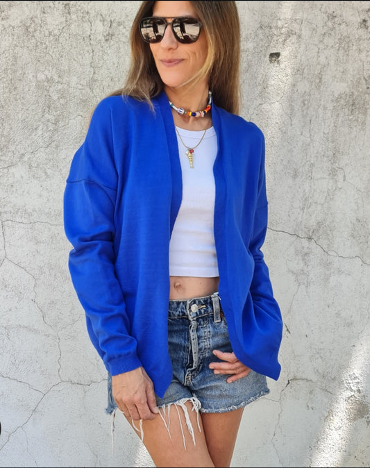 CHALECO  EMILIANA  AZULINO -35% DCTO.