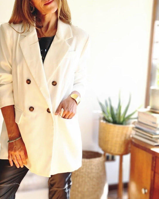 BLAZER ELOISA BLANCO. - Quemepongo