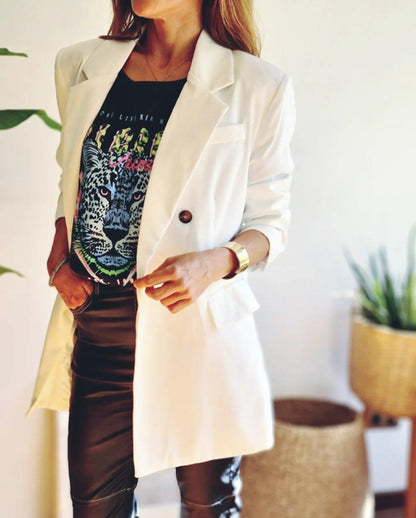 BLAZER ELOISA BLANCO. - Quemepongo