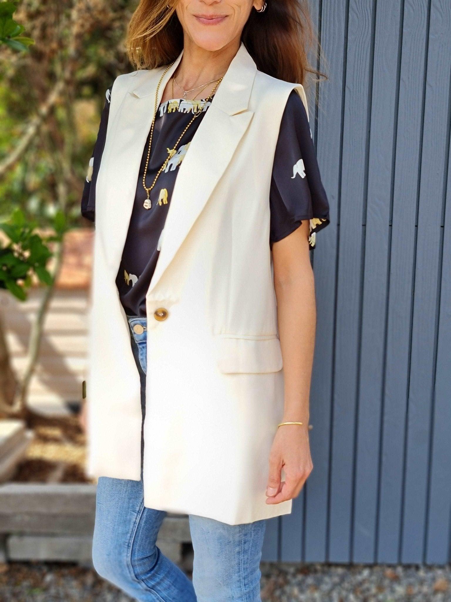 Blazer Jo Crema - Queme Pongo Tienda