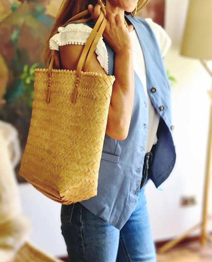 BOLSO TEJIDO ISMAEL CRUDO -20% DE DCTO. - Quemepongo