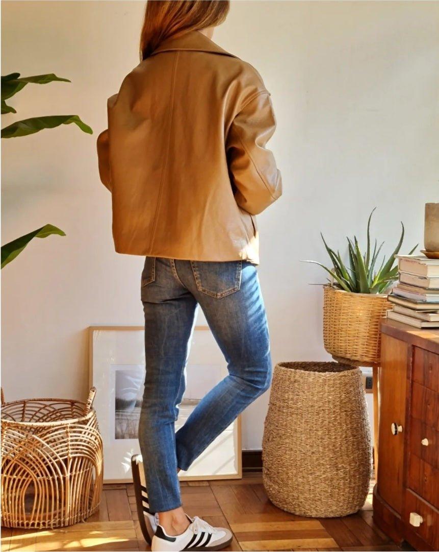 Chaqueta Simón Tabaco - Queme Pongo Tienda