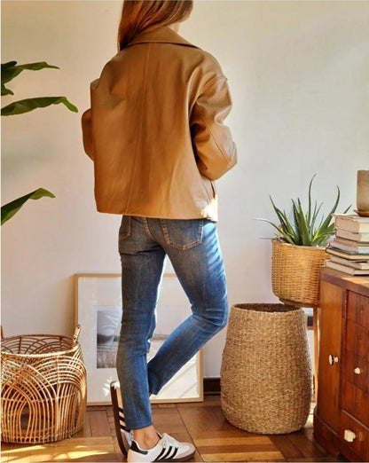 Chaqueta Simón Tabaco - Queme Pongo Tienda