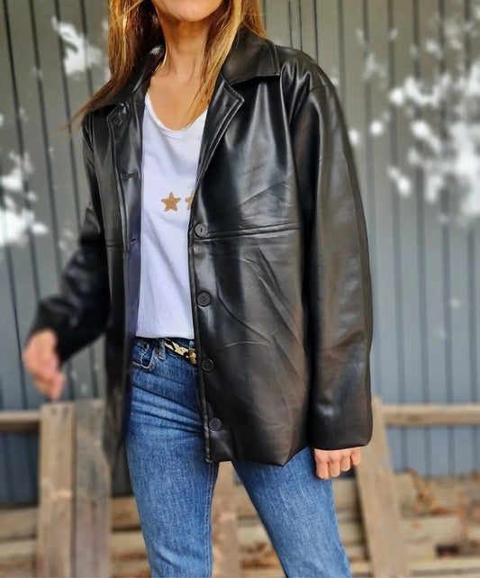 Chaqueta/Camisa Penelope Negro 15% de Dto - Queme Pongo Tienda