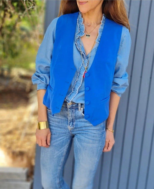 GILLET ANGELA CELESTE INTENSO -40% DE DCTO. - Quemepongo