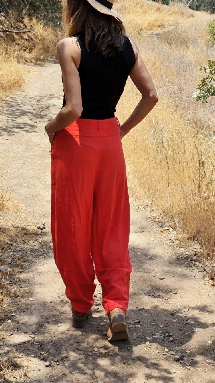 Pantalon Olivia Naranjo Oscuro 20% de Dtp - Queme Pongo Tienda