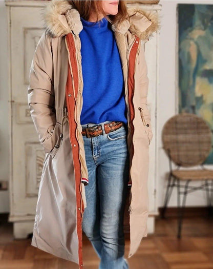 Parka Simona Camel 20% de Dto - Queme Pongo Tienda