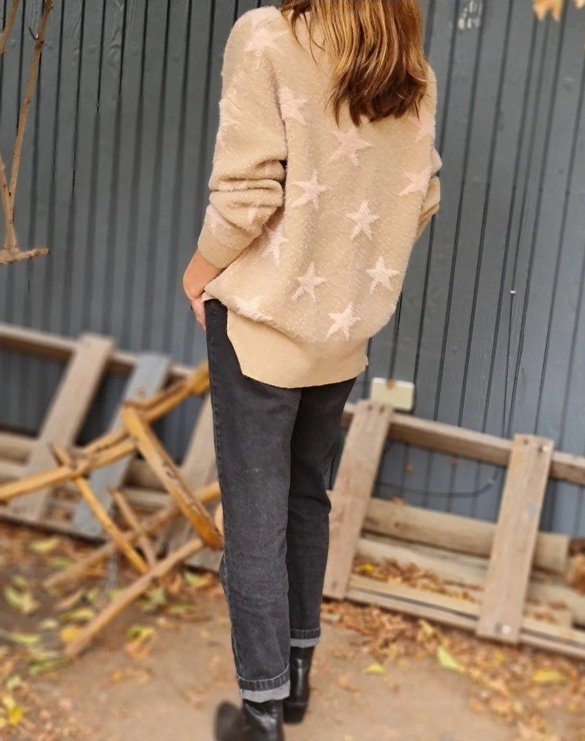 Sweater Star Camel 20% de Dto - Queme Pongo Tienda