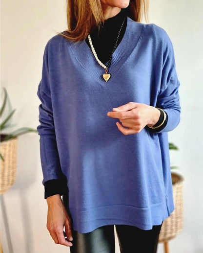 Sweater Vero Azul Medio - Queme Pongo Tienda