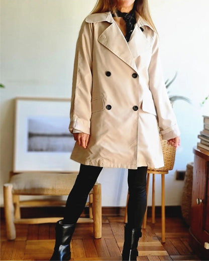 Trench Domenica Beige Suave - Queme Pongo Tienda