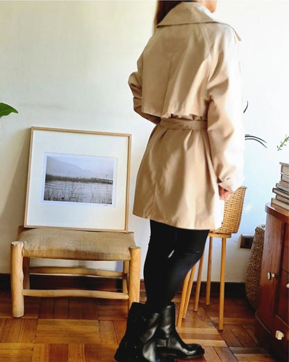 Trench Domenica Beige Suave - Queme Pongo Tienda