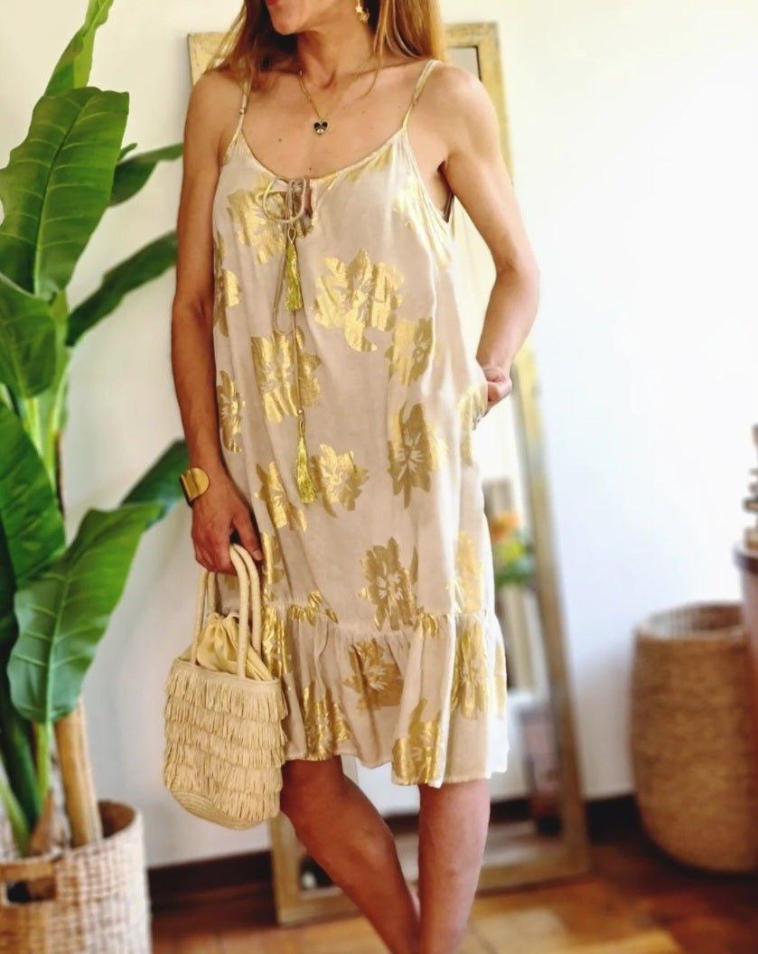 Vestido Ayres II Beige 20% de Dto - Queme Pongo Tienda