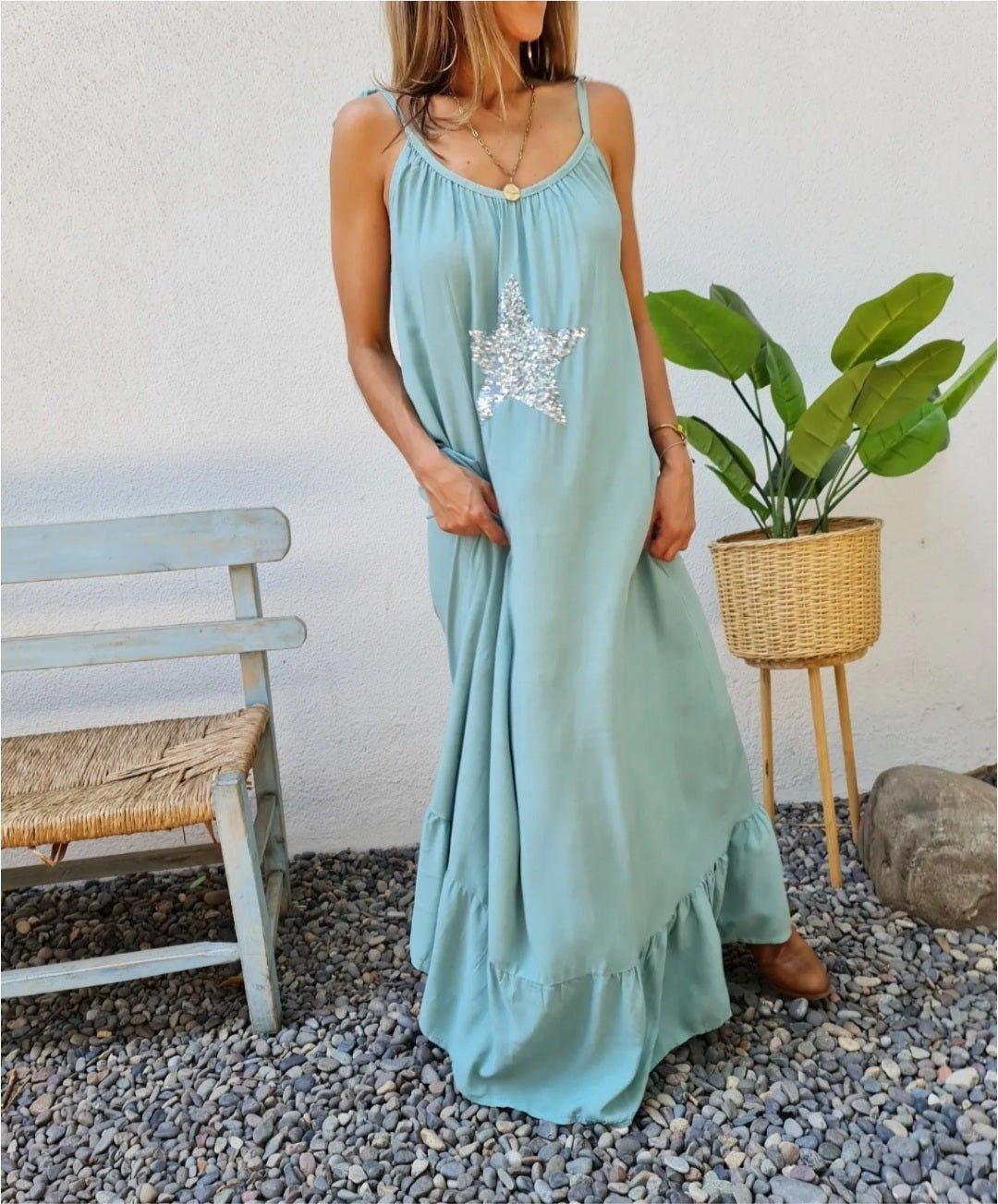 VESTIDO ESTRELLAS 2 COLORES -70% DE DCTO. - Quemepongo