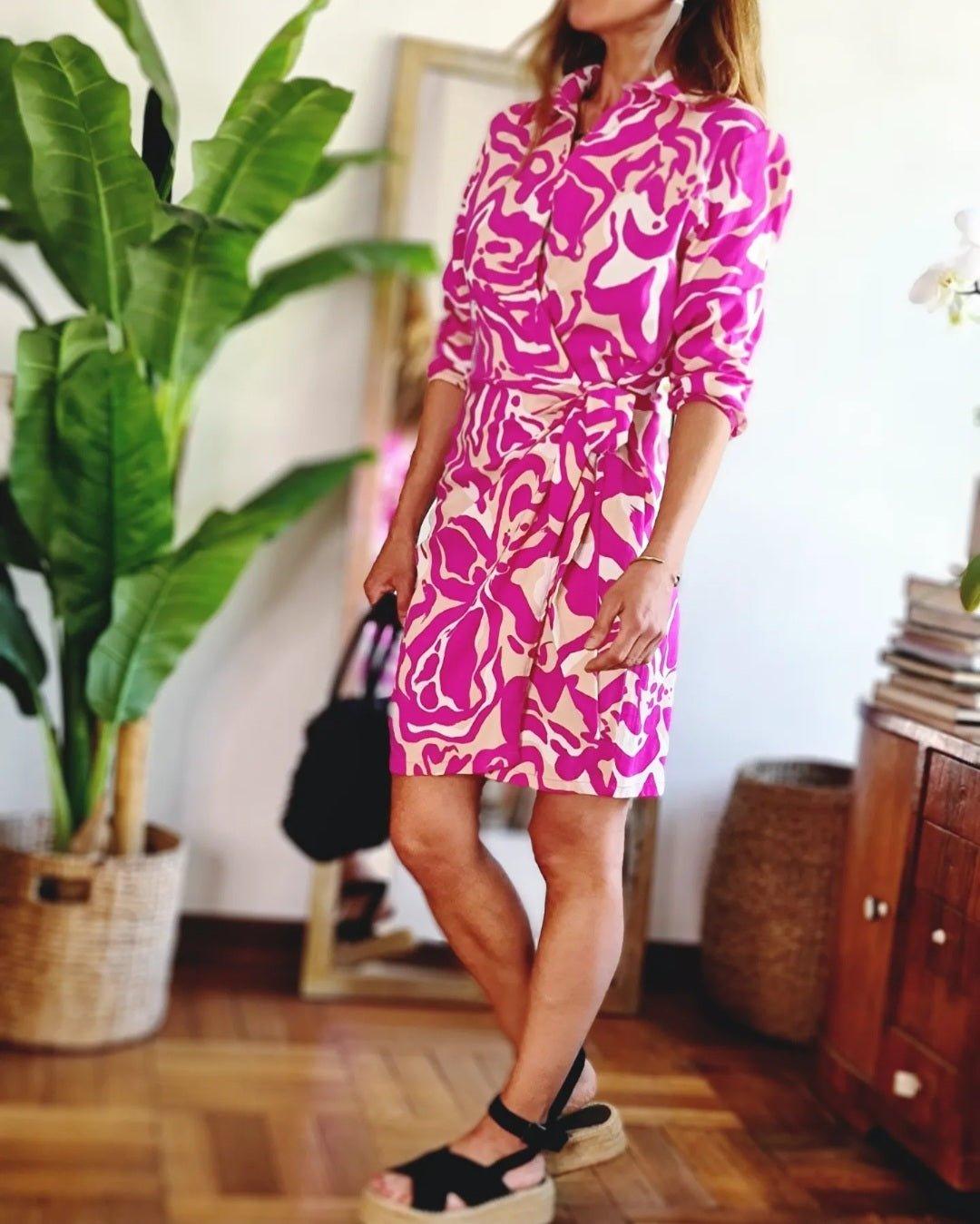 Vestido Lino Magnolia - Queme Pongo Tienda