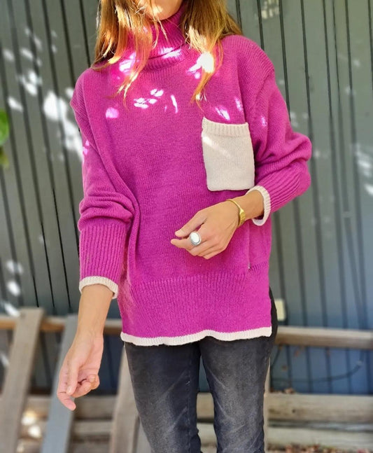 Sweater Castaña Purpura 45% de Dto - Queme Pongo Tienda